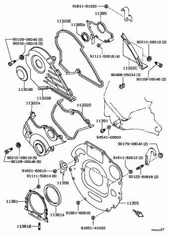 COROLLA SED/LB/WG CE90L-ALMDSW EE9#,AE9#,CE90
