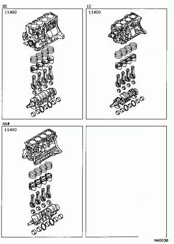 COROLLA SED/LB/WG EE90R-AEKRSN EE9#,AE9#,CE90