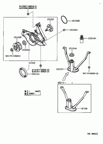COROLLA SED/CP/WG EE100L-AEMDSB AE10#,CE100,EE10#