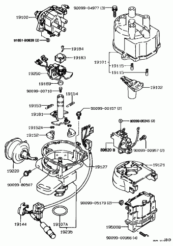 Engine/Fuel/Tool, Toyota COROLLA HB EE90L-AGKRSW EE90,AE92,CE90 Parts  Catalogs