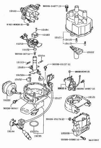 COROLLA SED/LB/WG EE90L-ALMNSW EE9#,AE9#,CE90