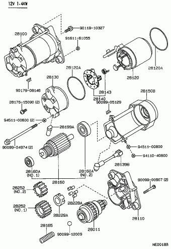 COROLLA SED/LB/WG CE90L-ALMDSW EE9#,AE9#,CE90