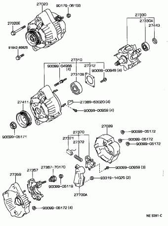 4-RUNNER TRUCK VZN130L-GKPGEA RN10#,110,13#,VZN10#,110,13#