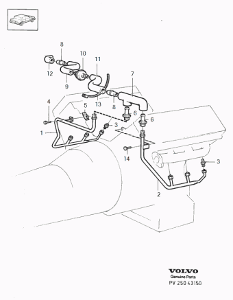 2 Engine with mountings and equipment | Volvo 780 International 