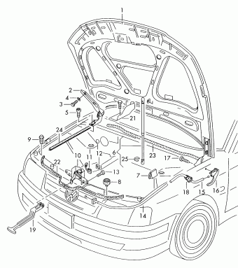 Body | Volkswagen Passat 1998 - 2001 USA Parts Catalogs | PartSouq