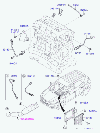 IX35/TUCSON 10 ix35 R/V | KMHJT81BBBU139422 | Hyundai | Genuine Parts
