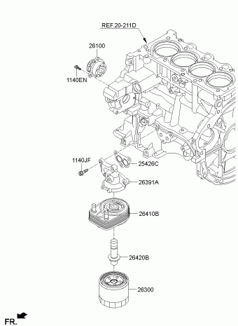 Engine | i30 I30 Passenger | Hyundai | Genuine Parts Catalogs