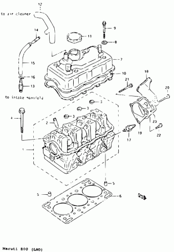 Maruti 800 Engine Details With Diagram