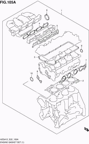 1 Engine Suzuki Swift Azg412 Azg412 Parts Catalogs Partsouq