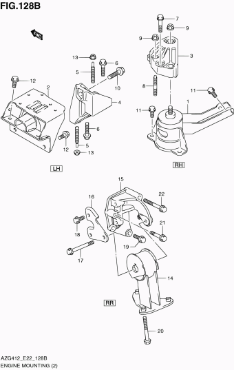 1 Engine Suzuki Swift Azg412 Azg412 Parts Catalogs Partsouq