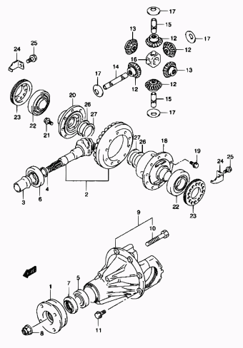 7. Transmission | Suzuki Jimny SN413 SN413Q (SANTANA) Parts Catalogs ...