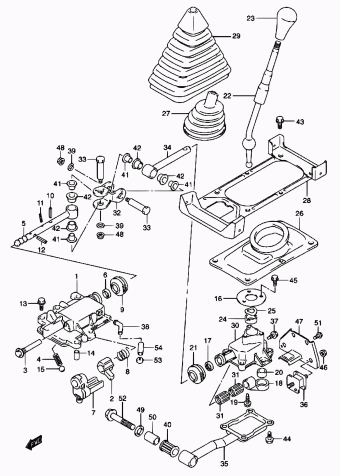 7. Transmission | Suzuki Jimny SN413 SN413Q (SANTANA) Parts Catalogs ...