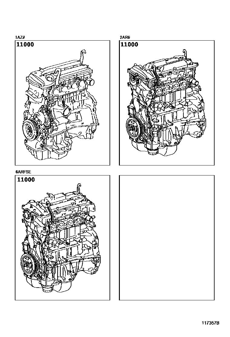 Toyota Camry-Hybrid-Asia 2016 — Partial Engine Assembly