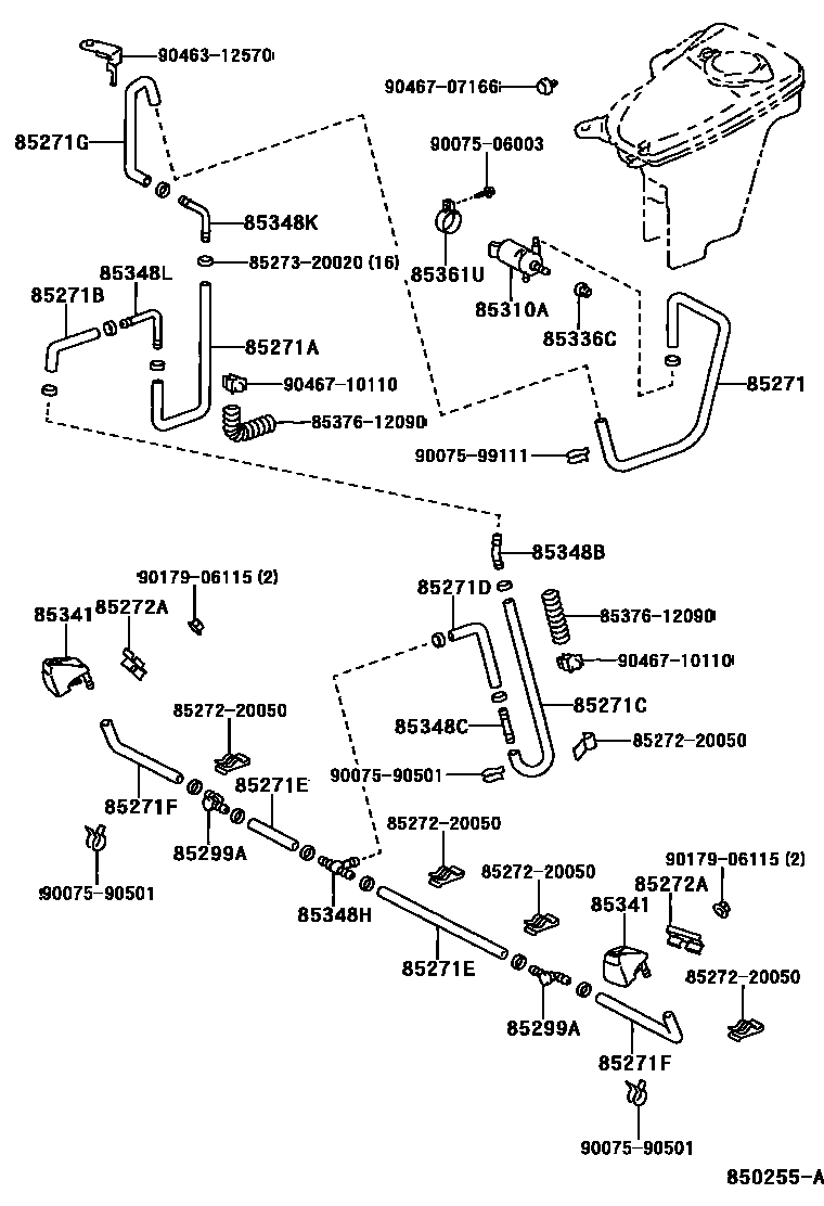 Toyota COROLLA-SED-WG 1998 — Headlamp Cleaner