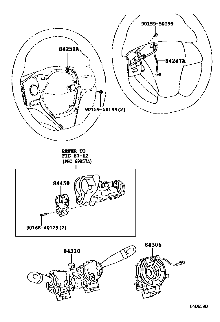 Toyota Etios 2014 — Switch & Relay & Computer