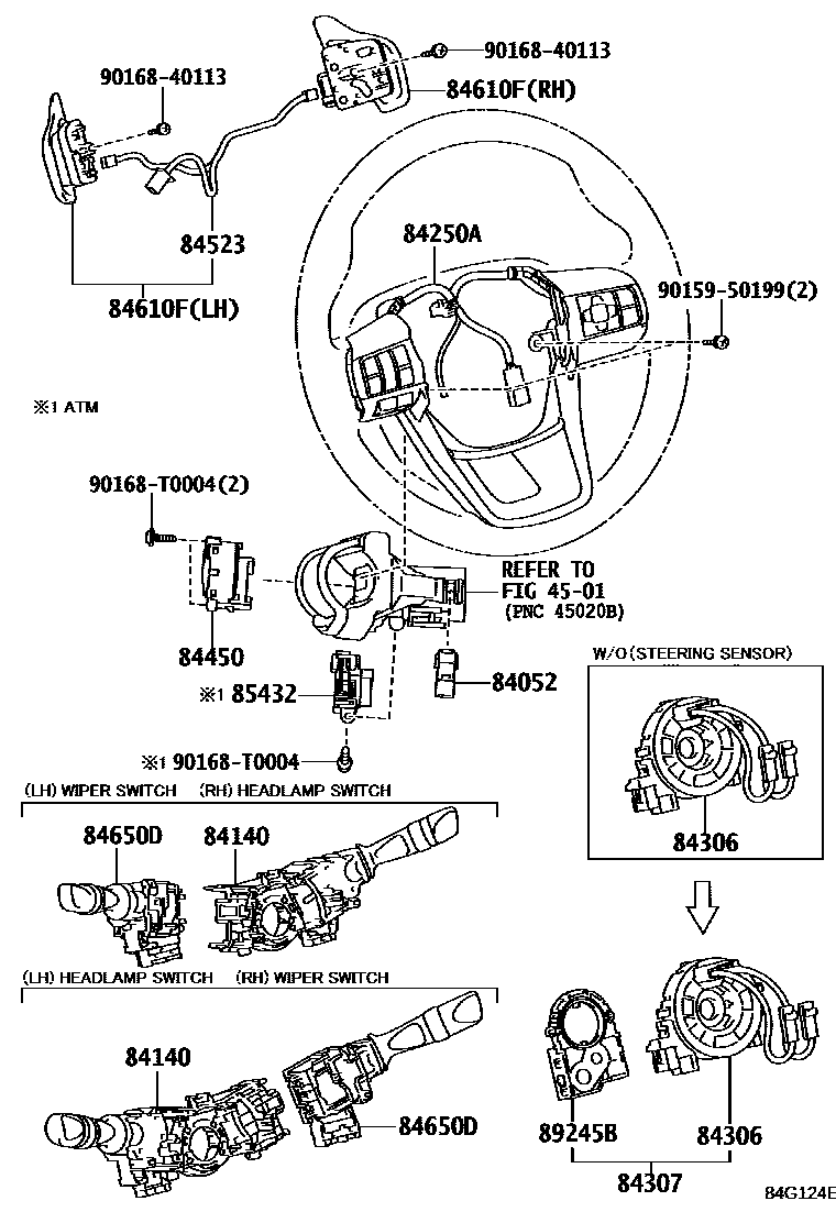 Toyota Fortuner 2017 — Switch & Relay & Computer