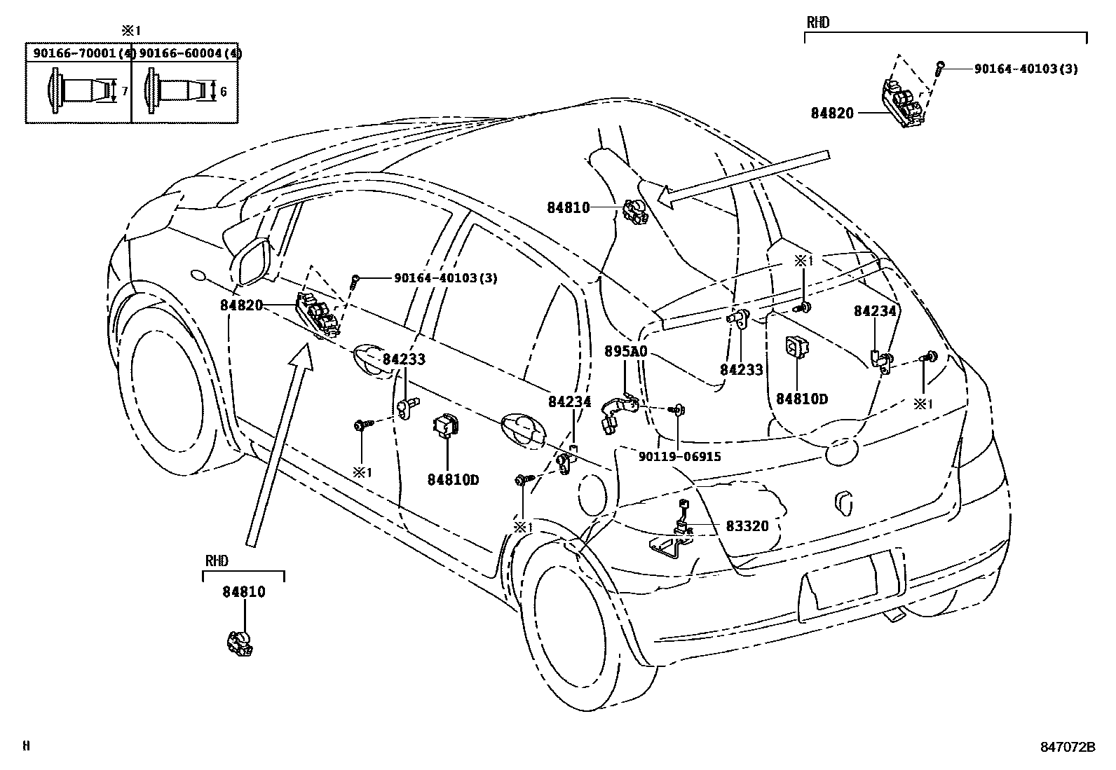 Toyota Yaris 2009 — Switch & Relay & Computer