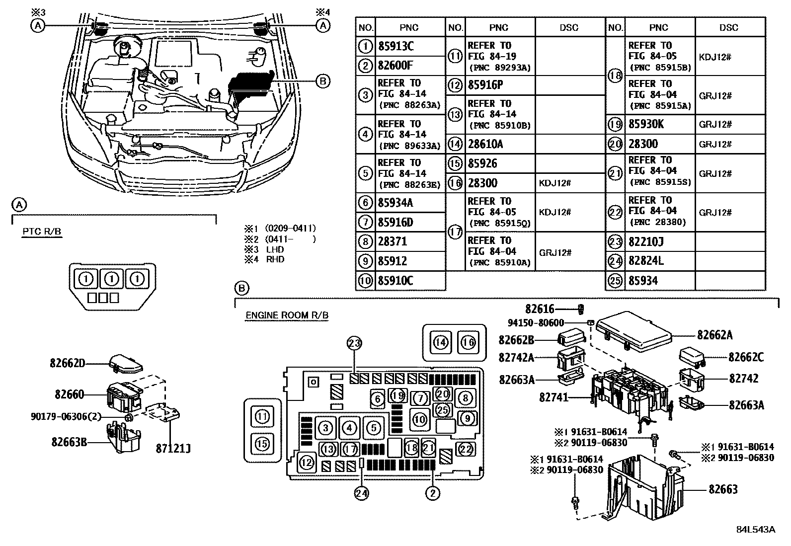 Toyota Land-Cruiser-Prado 2007 — Switch & Relay & Computer