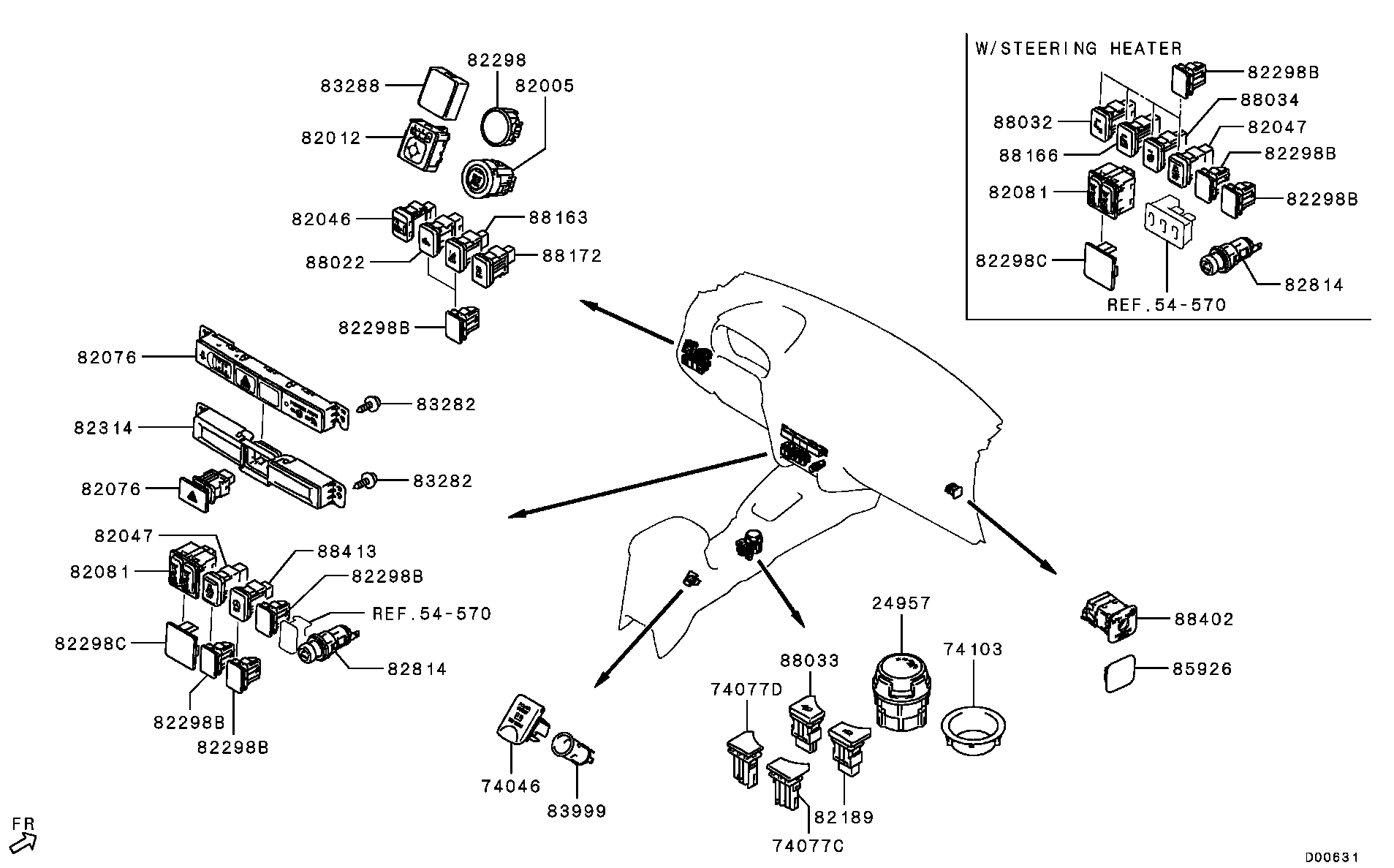 Mitsubishi L200-EUR-MMTH 2019 — Switch & Cigar Lighter / Around Instrument Panel