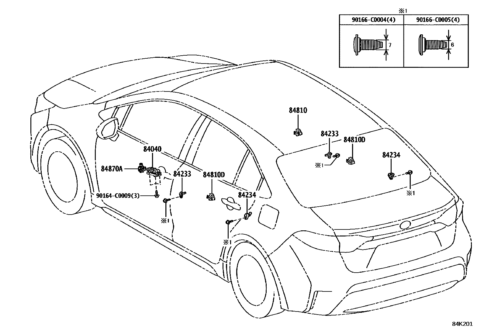 Toyota Levin-Hybrid 2024 — Switch & Relay & Computer