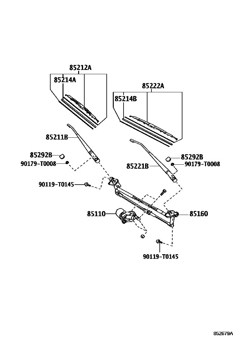 Toyota Hilux 2013 — Windshield Wiper