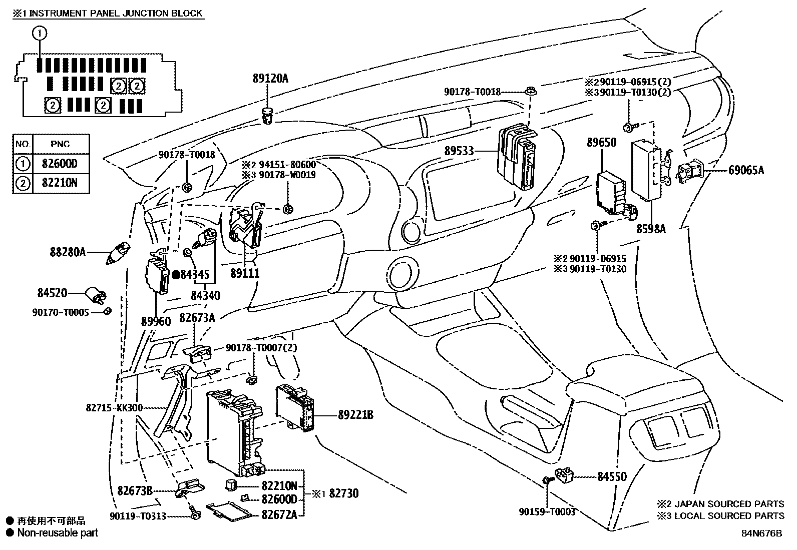 Toyota HILUX-DOUBLE-CAB 2021 — Switch & Relay & Computer