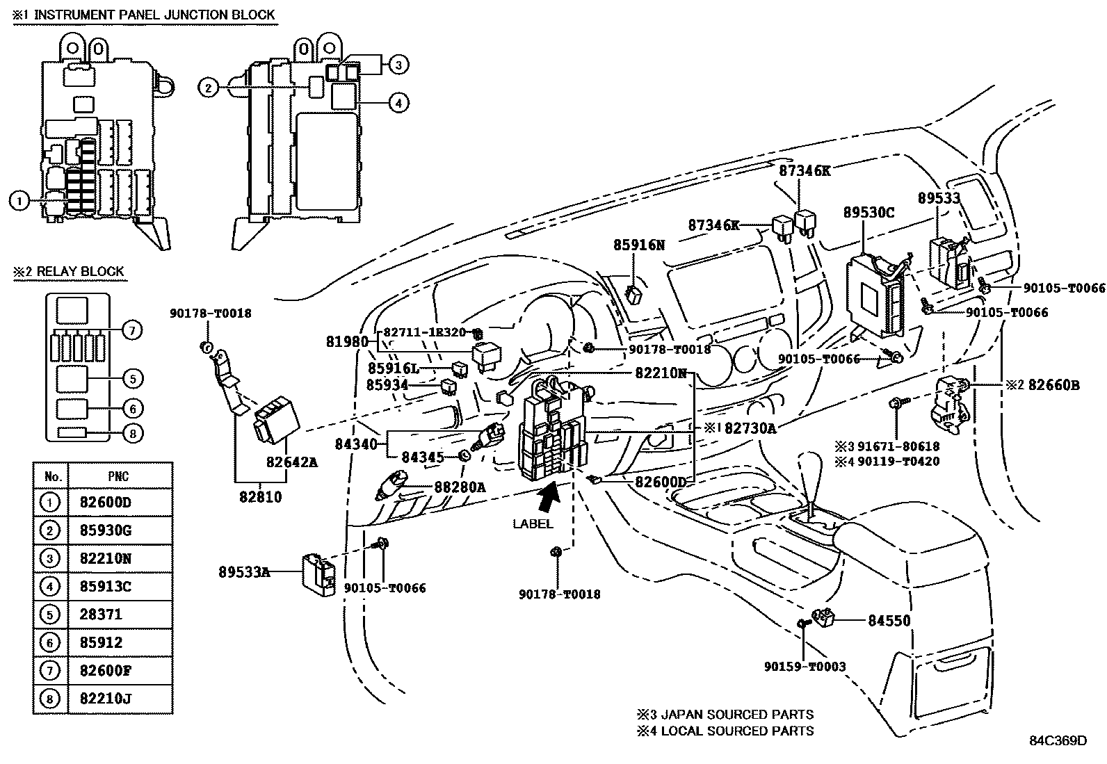 Toyota Hilux 2013 — Switch & Relay & Computer