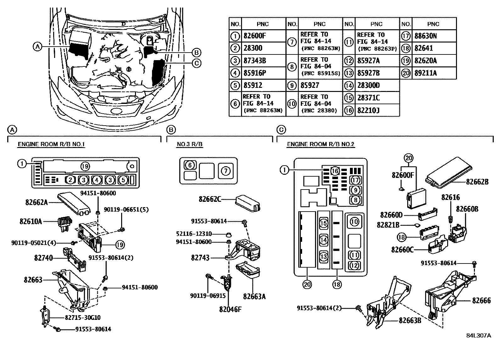 Lexus IS250-300 2010 — Switch & Relay & Computer
