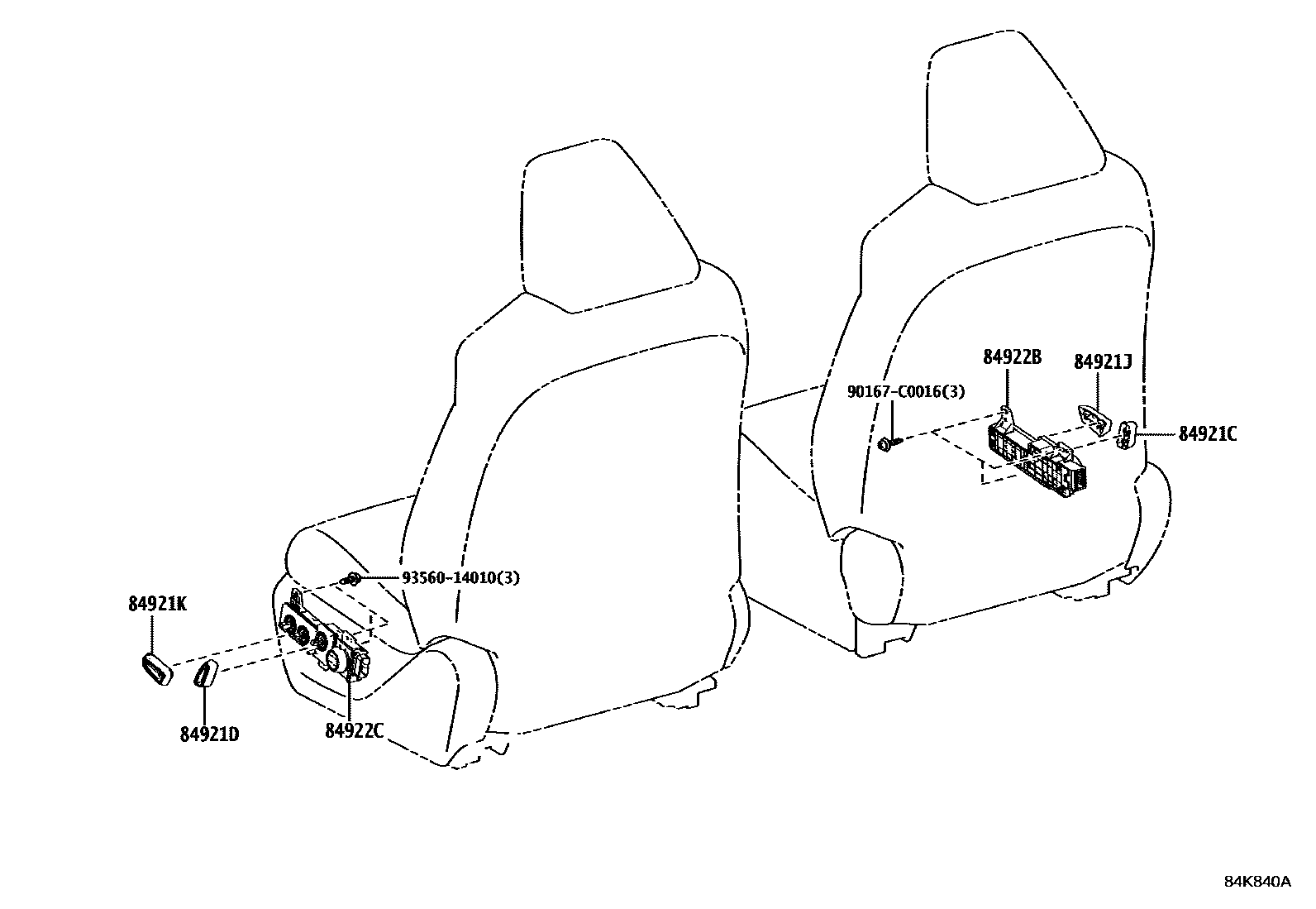 Toyota RAV4-SFTM 2023 — Switch & Relay & Computer