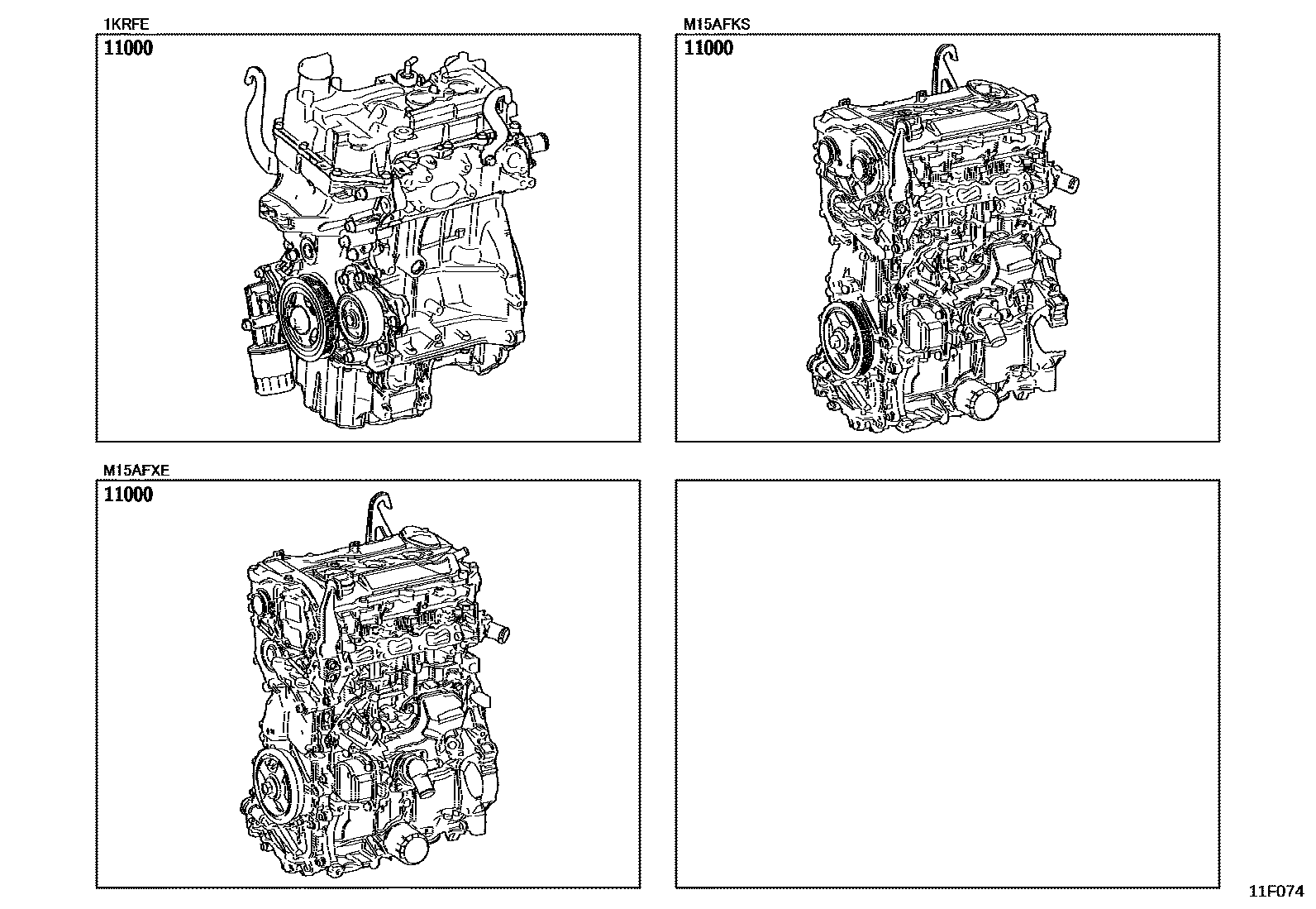 Toyota YARIS-FRP 2022 — Partial Engine Assembly