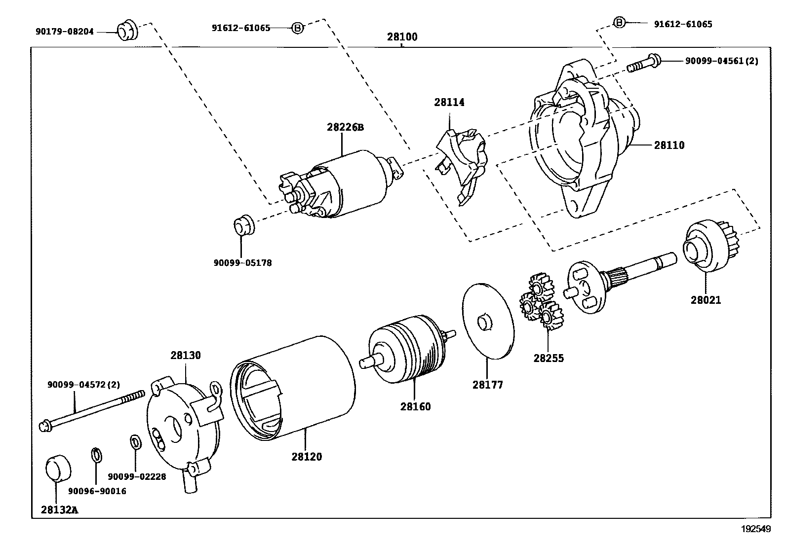 Toyota COROLLA-SED-JPP 2006 — Starter