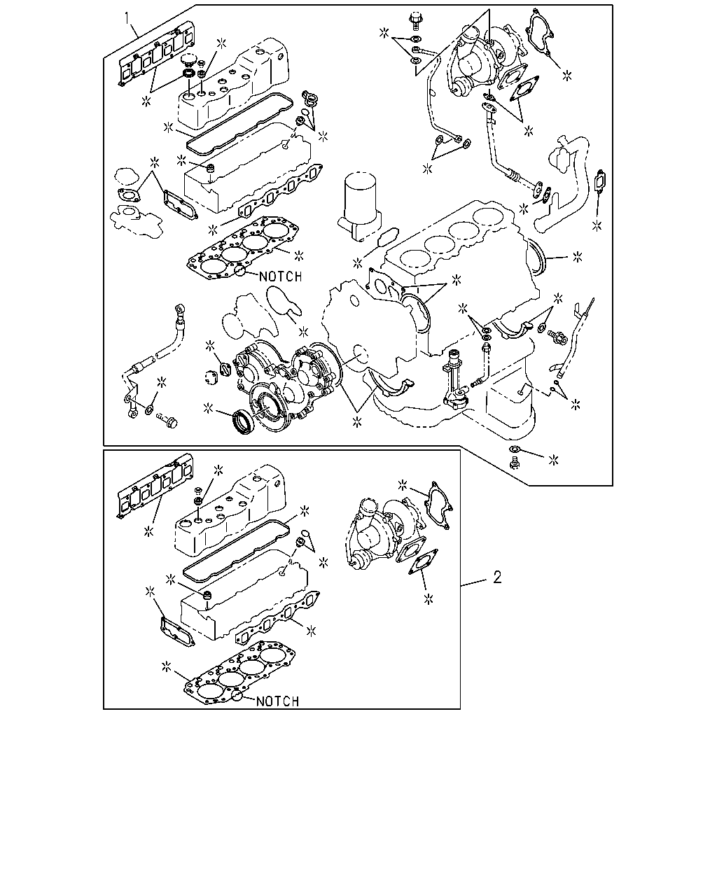 Isuzu TFR/TFS LHD 2015 — Engine Gasket Kit — 4JA1