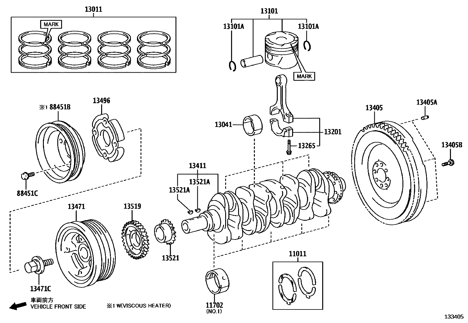 Toyota HILUX-DOUBLE-CAB 2023 — Crankshaft & Piston
