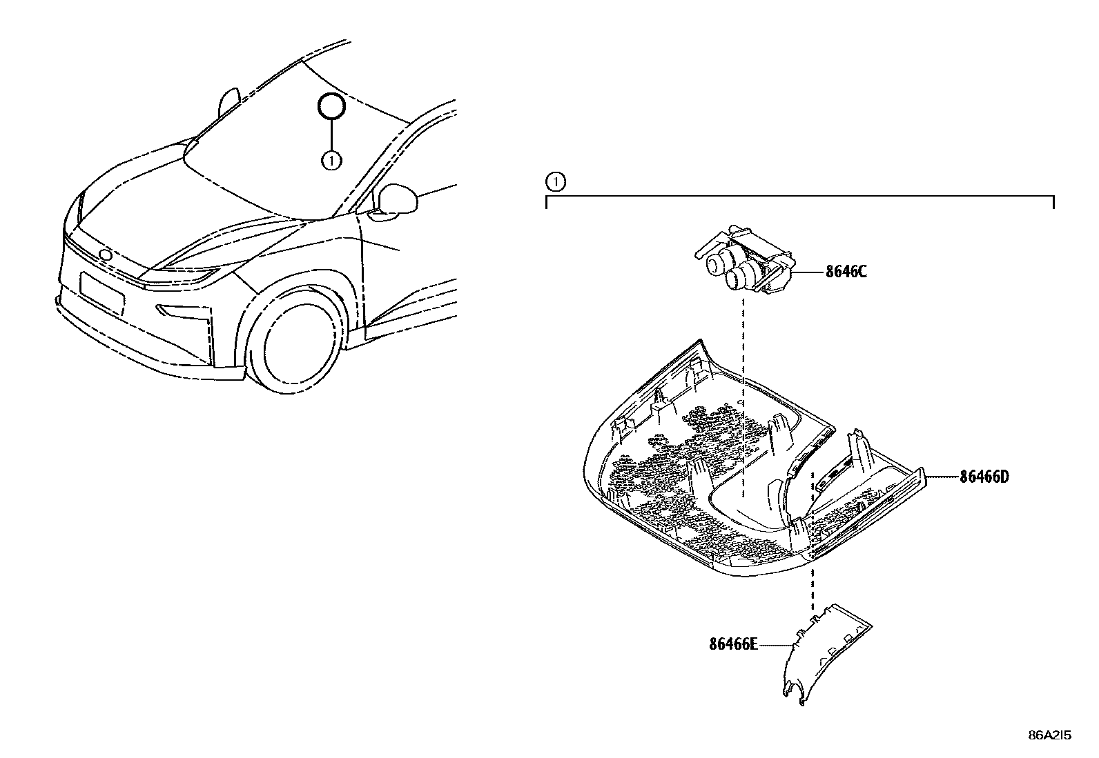Toyota BZ3X 2025 — PRE-COLLISION System