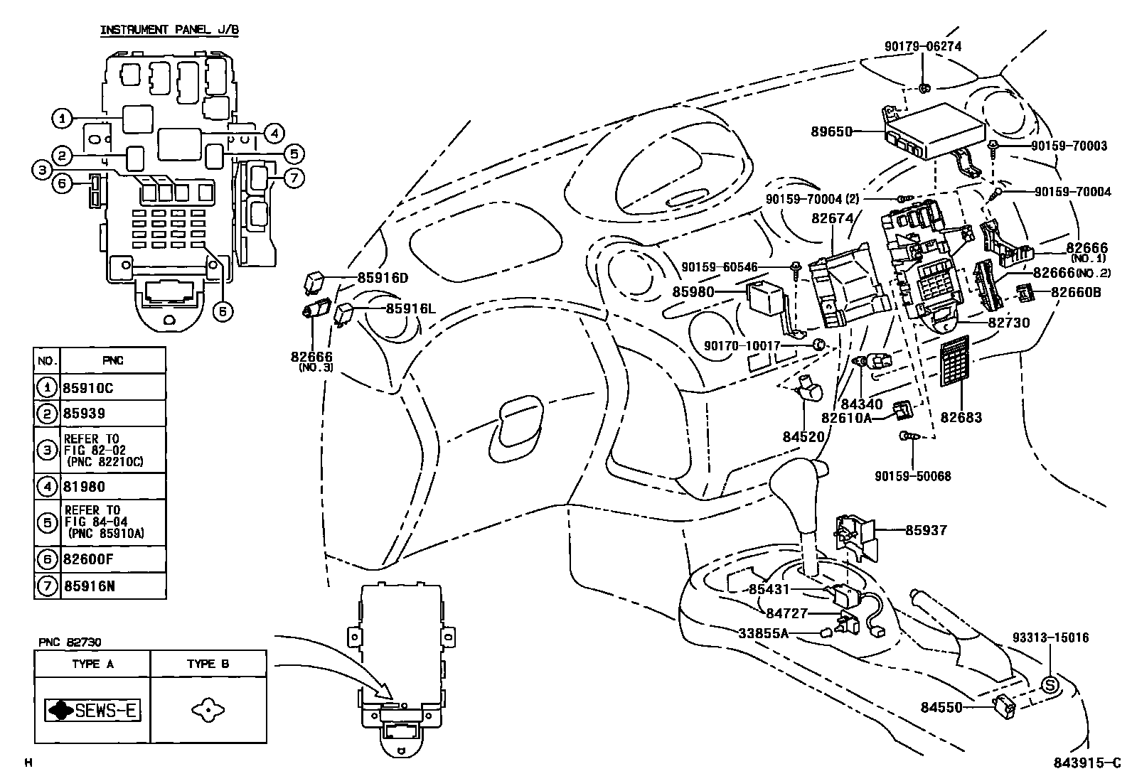 Toyota YARIS-FRP 2003 — Switch & Relay & Computer