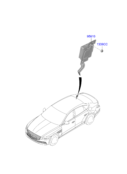 Genesis G80 20 2023 — ABS Sensor