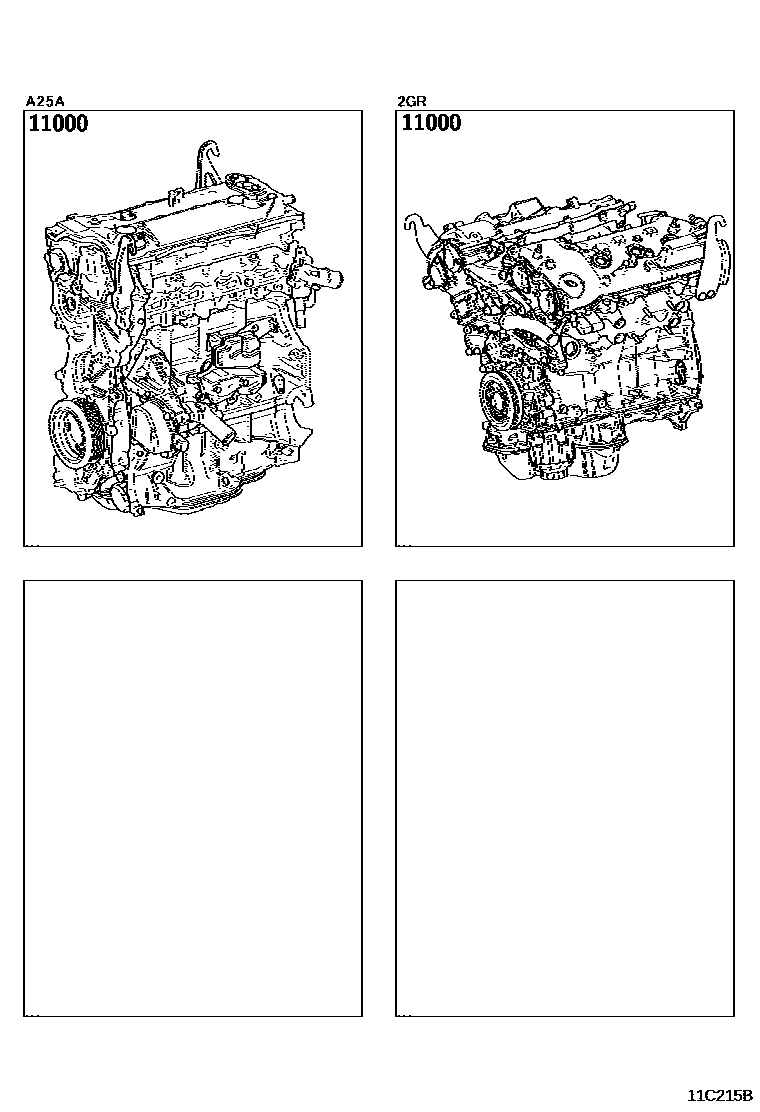 Toyota CAMRY-HYBRID-NAP 2024 — Partial Engine Assembly