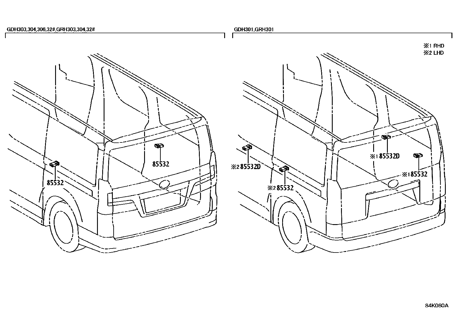 Toyota Grnva-Hiace-Mjsty 2021 — Switch & Relay & Computer