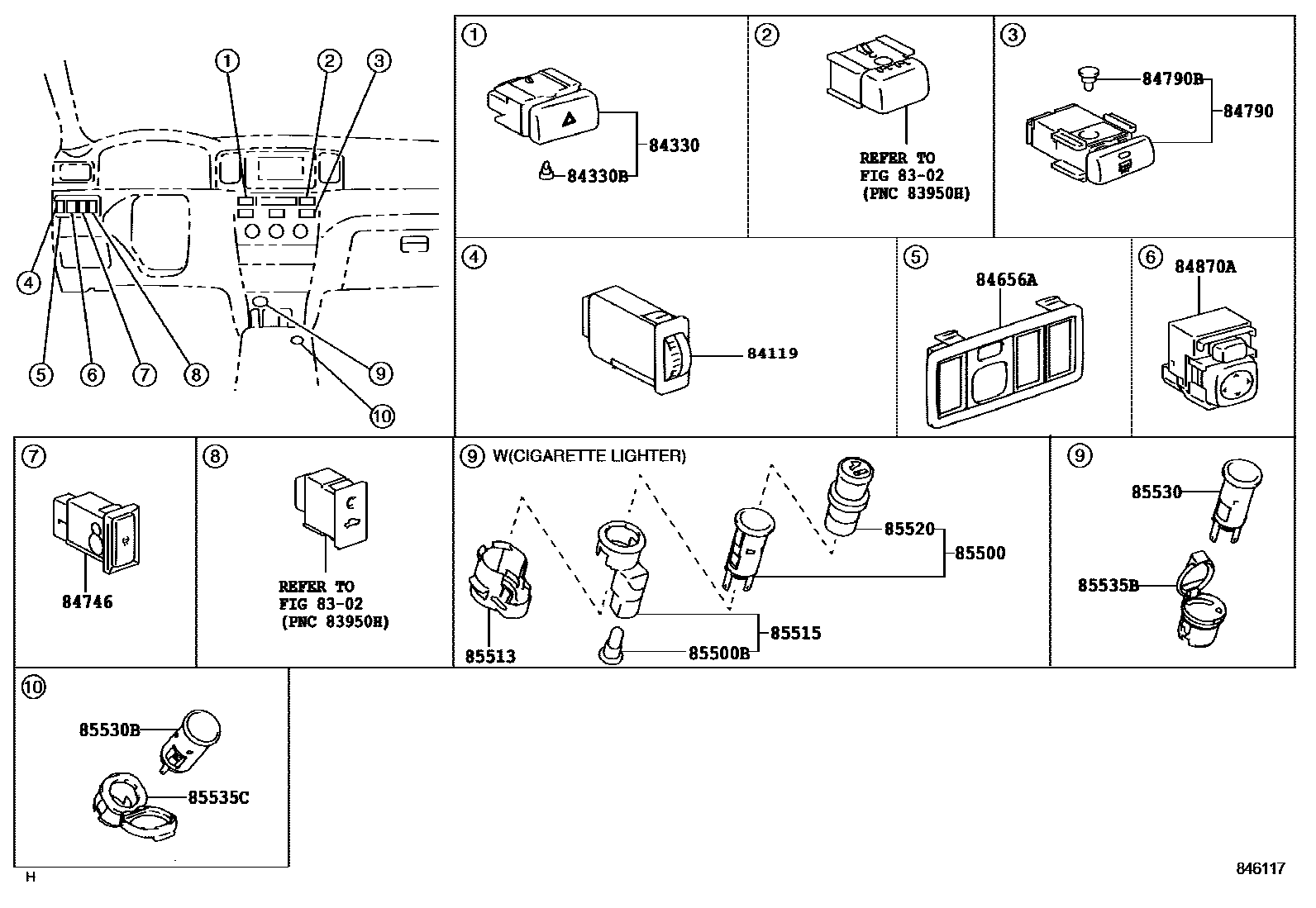 Toyota COROLLA-SED-JPP 2006 — Switch & Relay & Computer