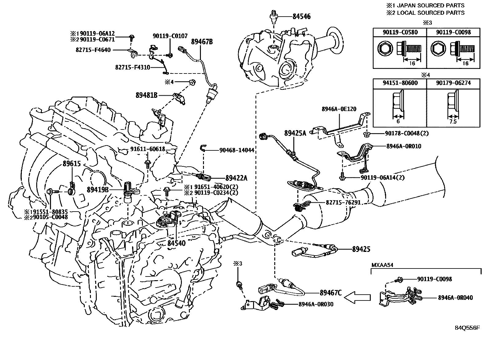 Toyota RAV4-SFTM 2023 — Switch & Relay & Computer