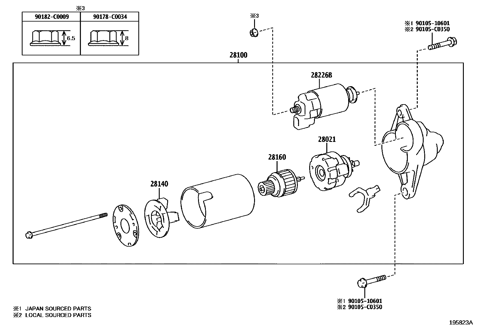 Toyota Corolla 2022 — Starter