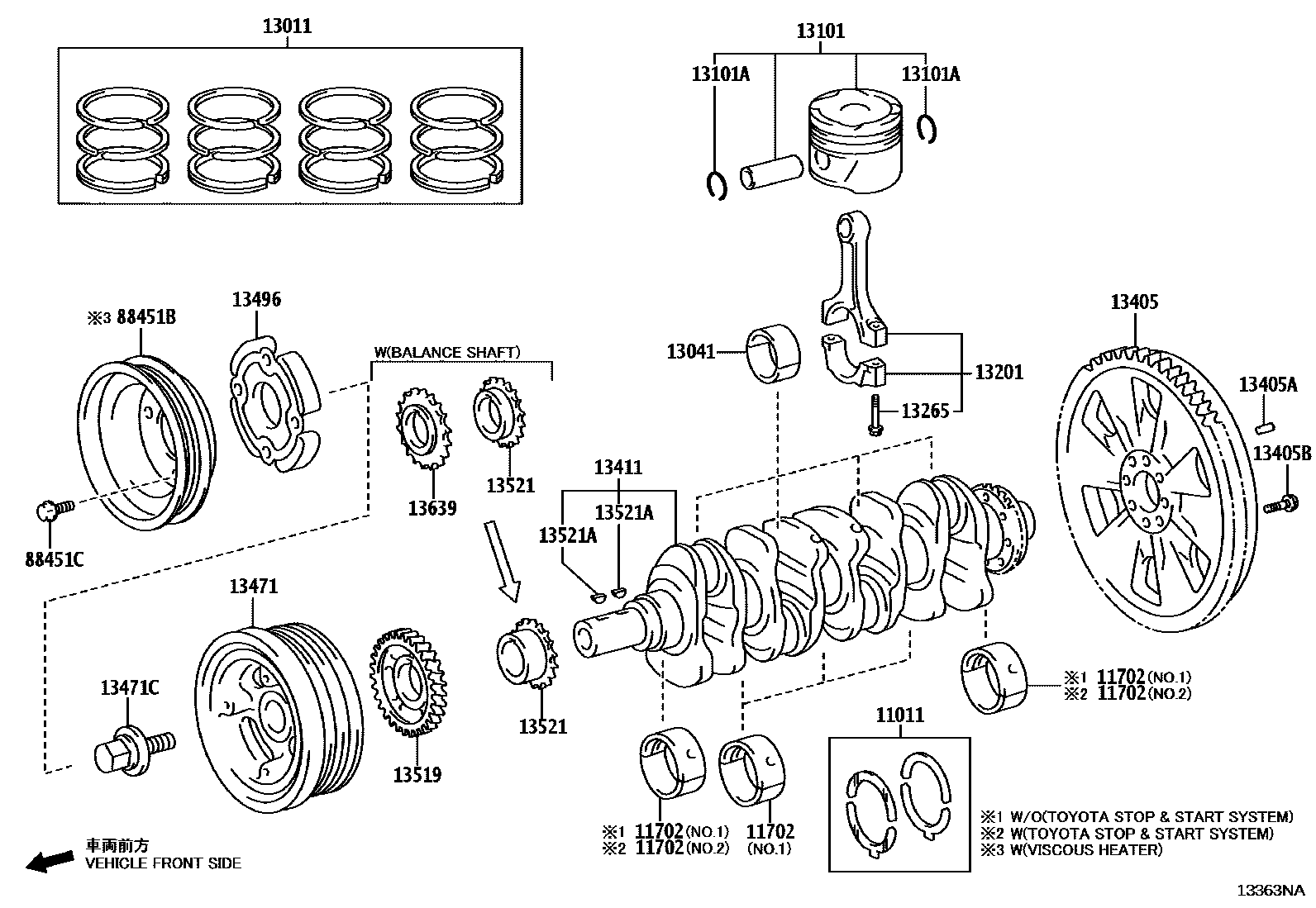 Toyota HILUX-DOUBLE-CAB 2025 — Crankshaft & Piston