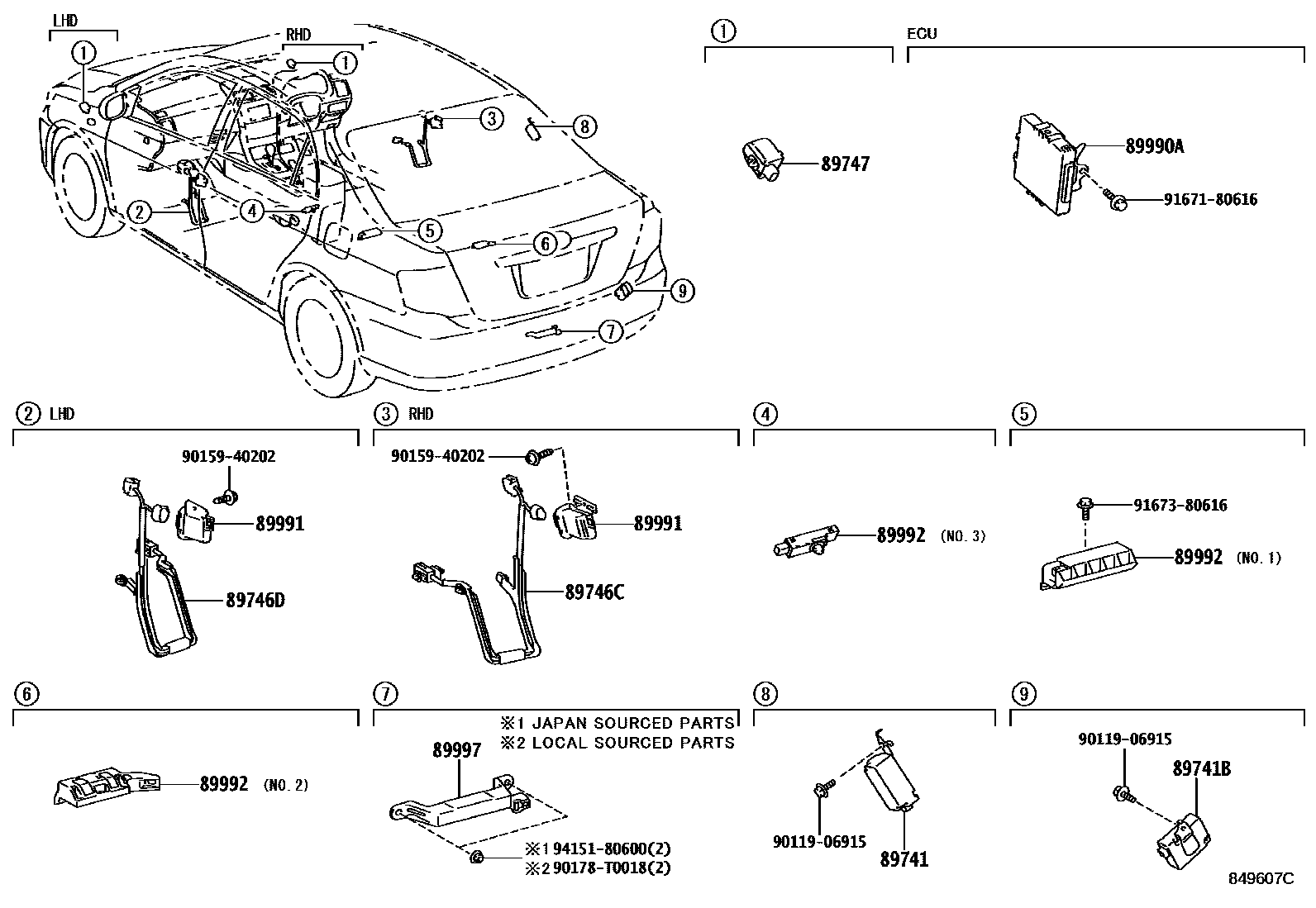 Toyota Corolla-Altis 2012 — Wireless Door Lock