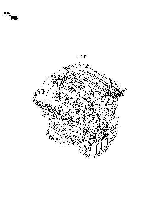 Genesis G70 21 2022 — Sub Engine Assy [3300 CC - Lambda 2]