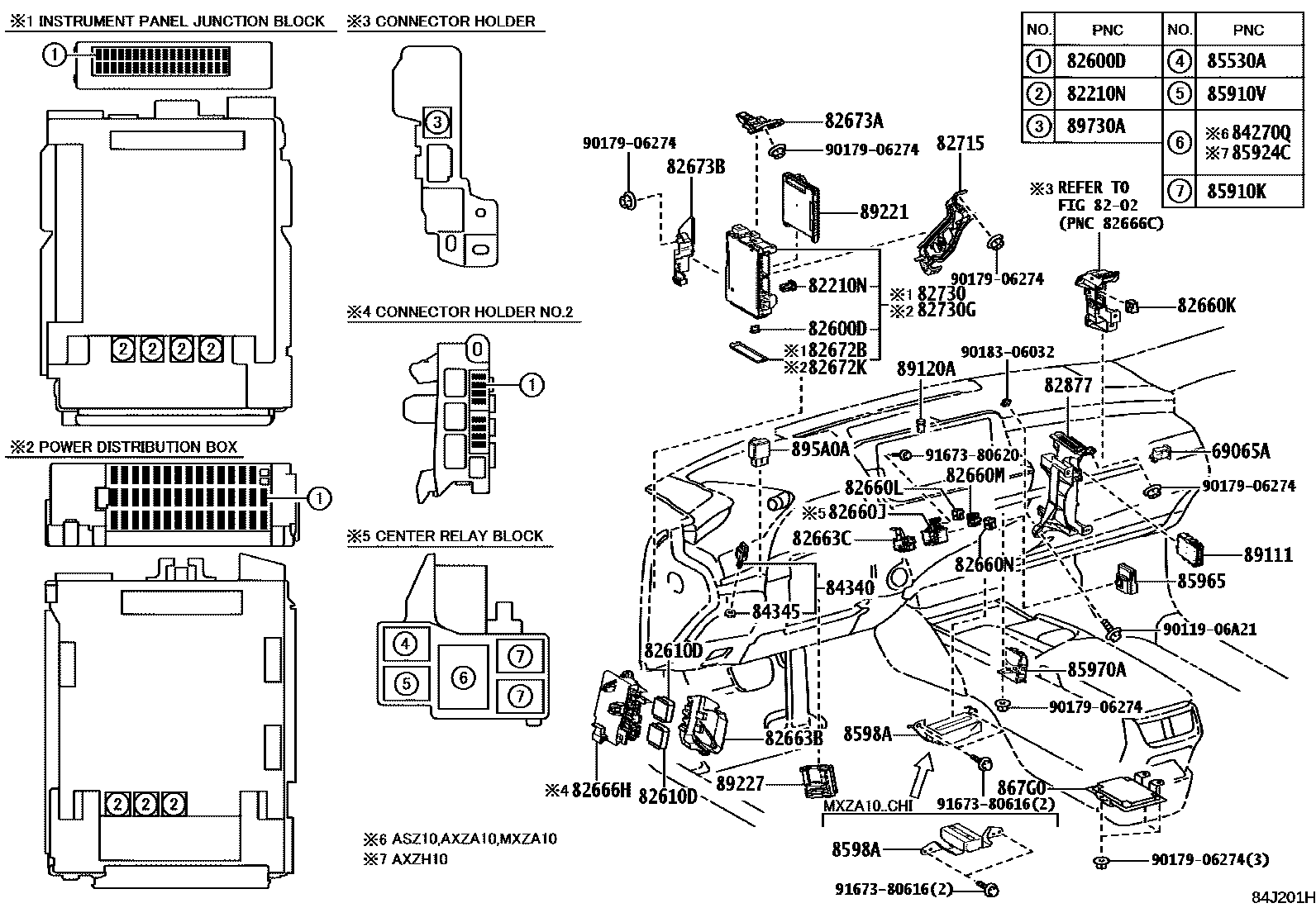 Lexus ES350-300H-2 2022 — Switch & Relay & Computer