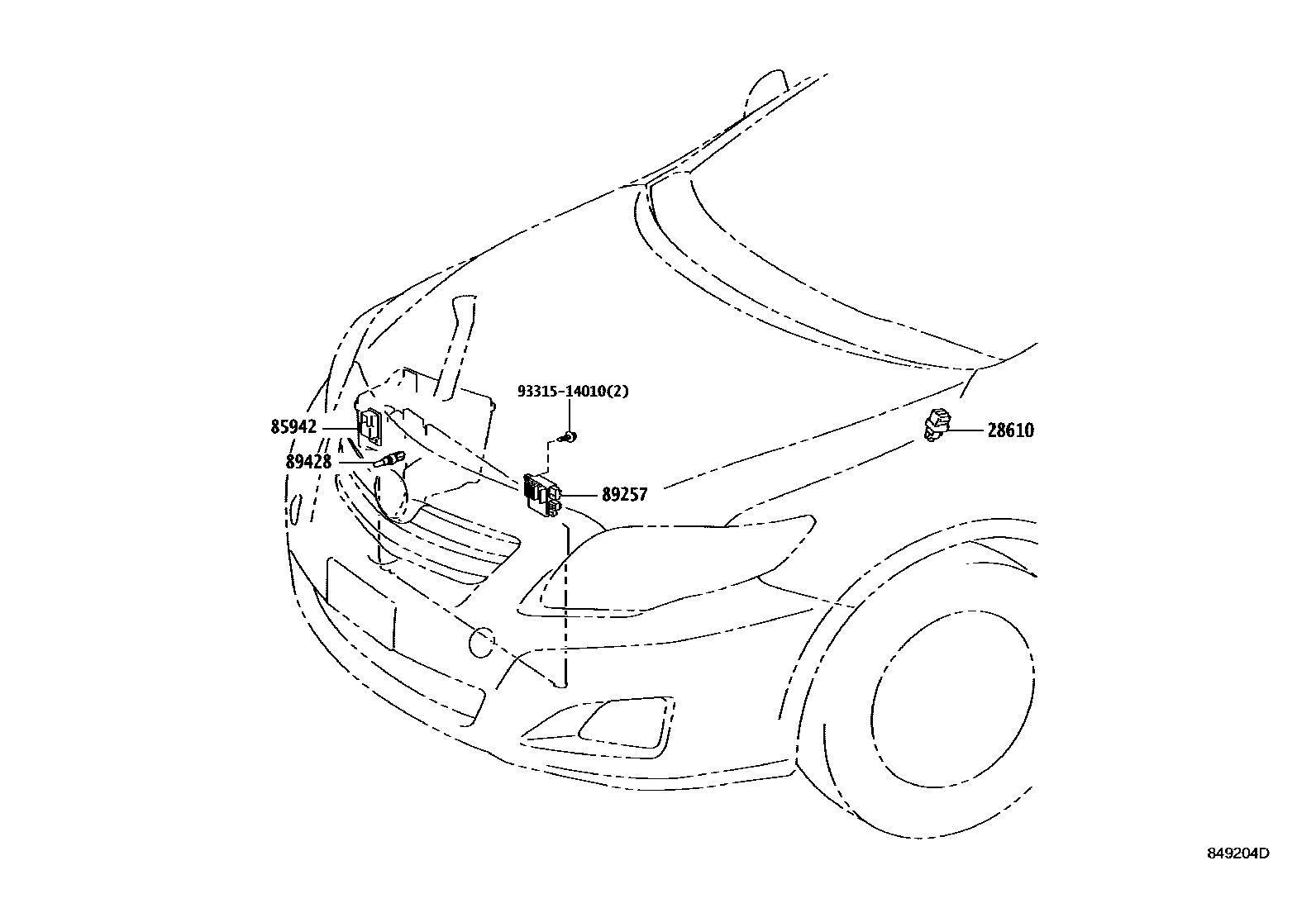Toyota COROLLA-SED-WG 2007 — Switch & Relay & Computer