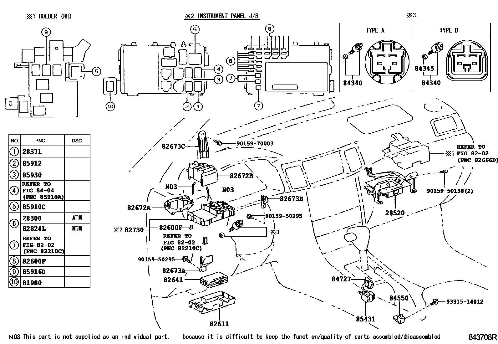 Toyota COROLLA-ALTIS-SED-WG 2007 — Switch & Relay & Computer
