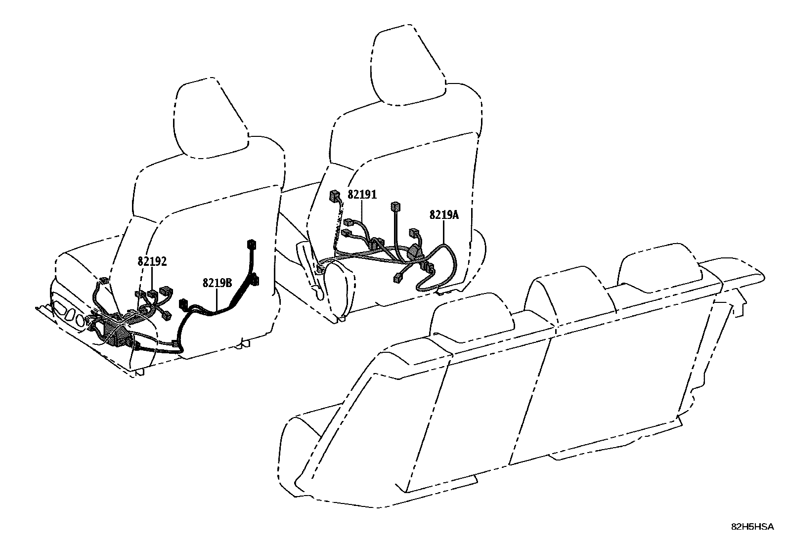 Toyota Camry-Hybrid-China 2025 — Wiring & Clamp