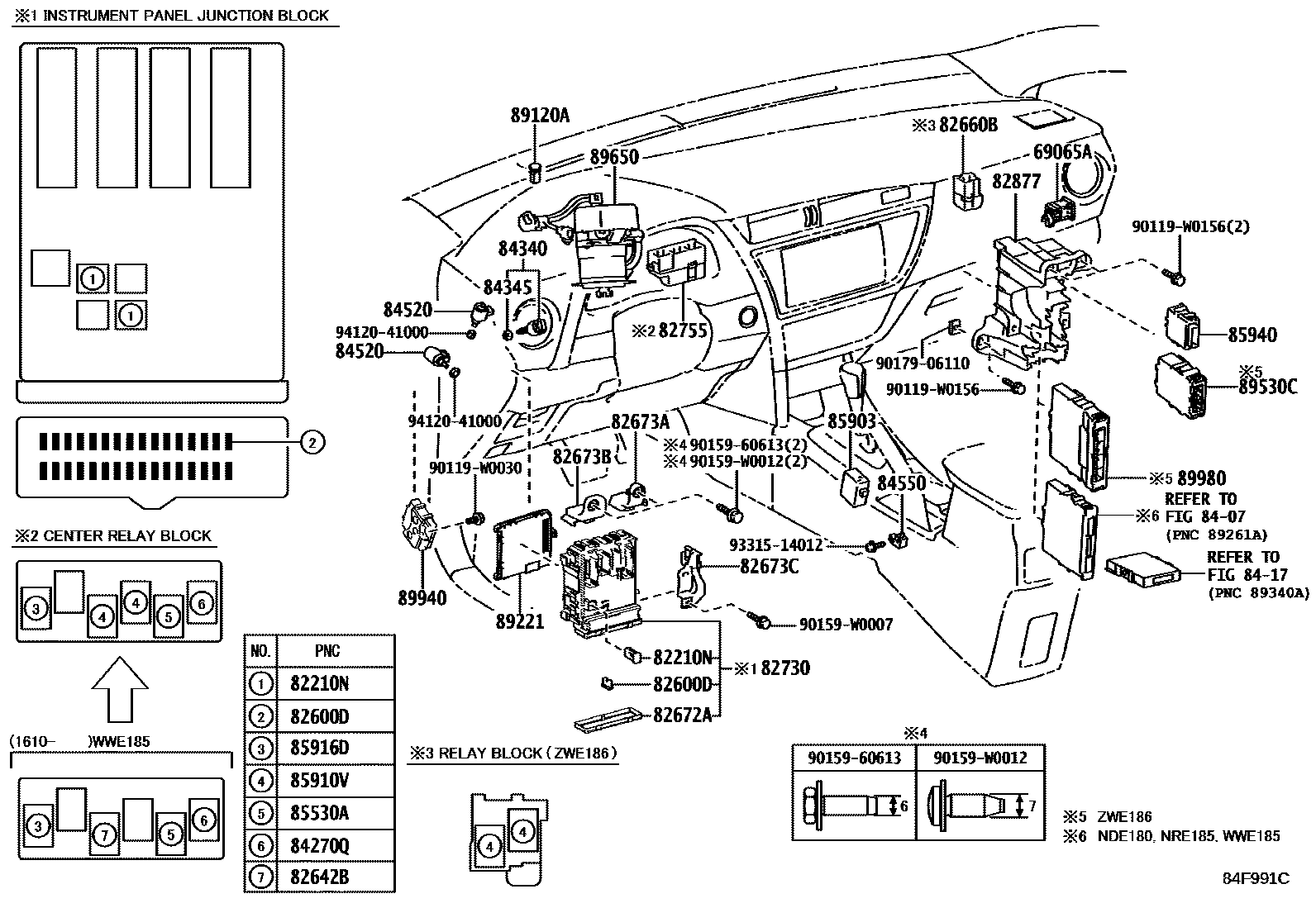 Toyota AURIS-HYBRID-UKP 2016 — Switch & Relay & Computer