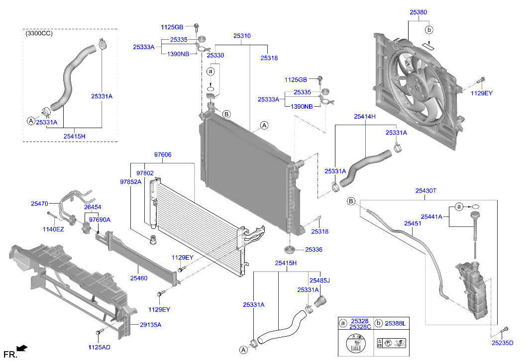 Genesis G70 21 2021 — Engine Cooling System